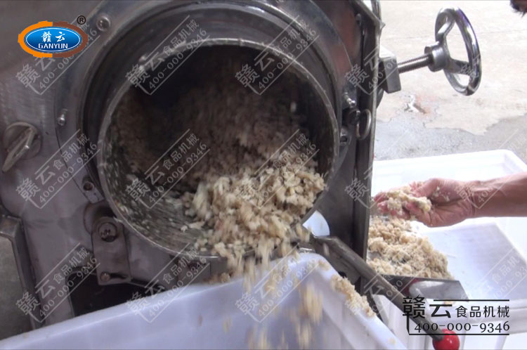 200魚肉采肉機采肉滾筒出來的熟魚肉